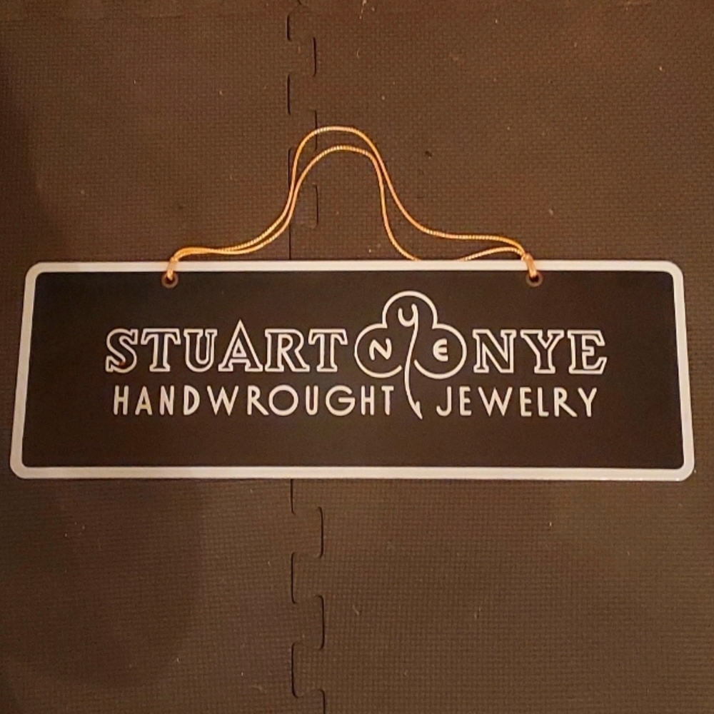 Stewart Nye Handwrought Jewelry Sign